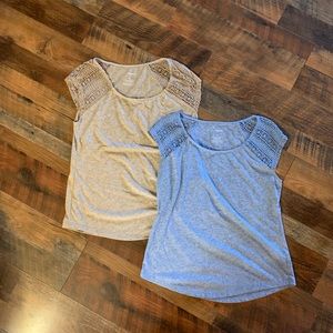 Lot of 2 size small Sonoma tops